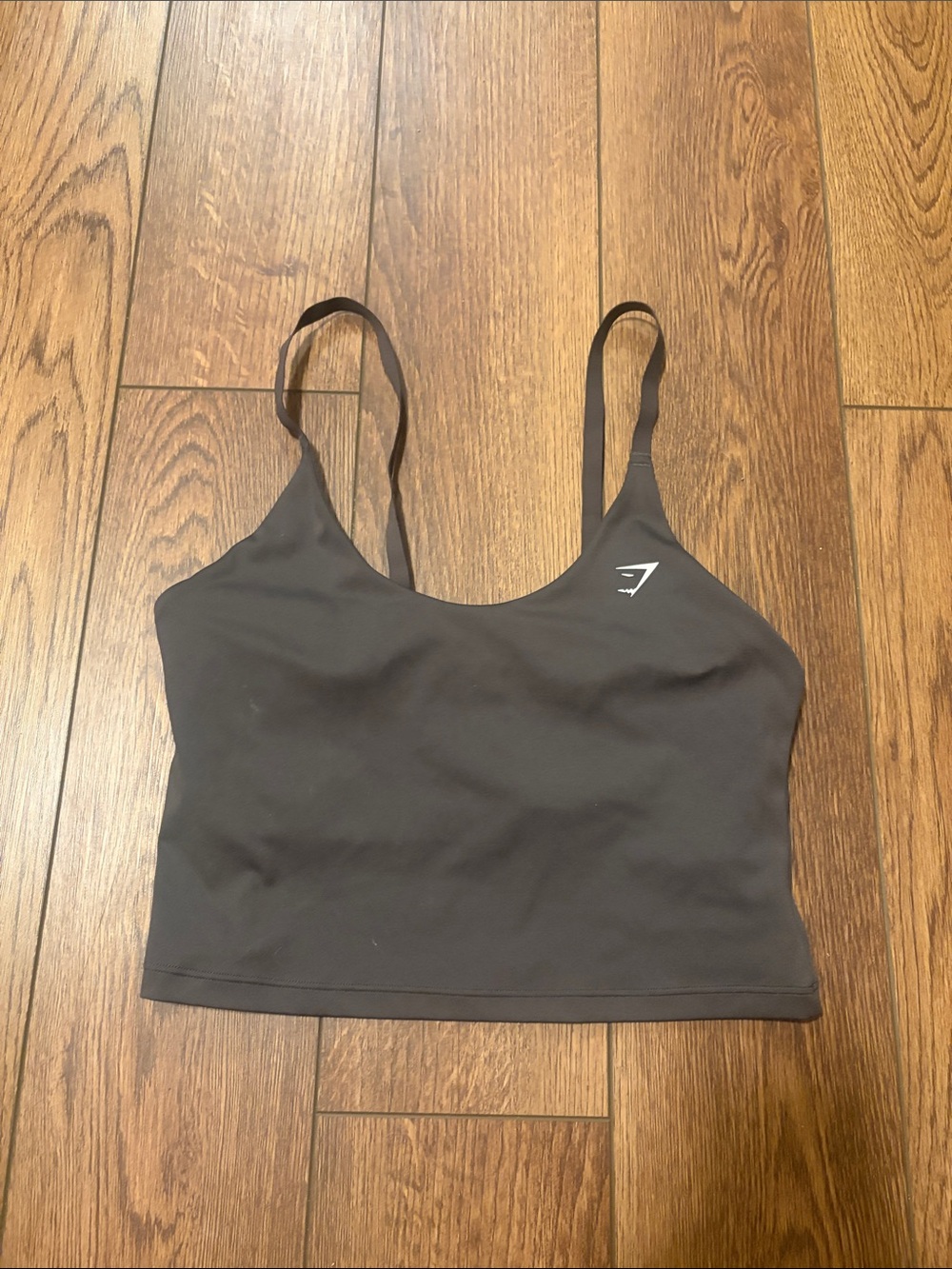 Gymshark Black Seamless Crop Support Bra